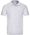 SS229 630500 Fruit of the Loom Original Piqué Polo Shirt Heather Grey colour image